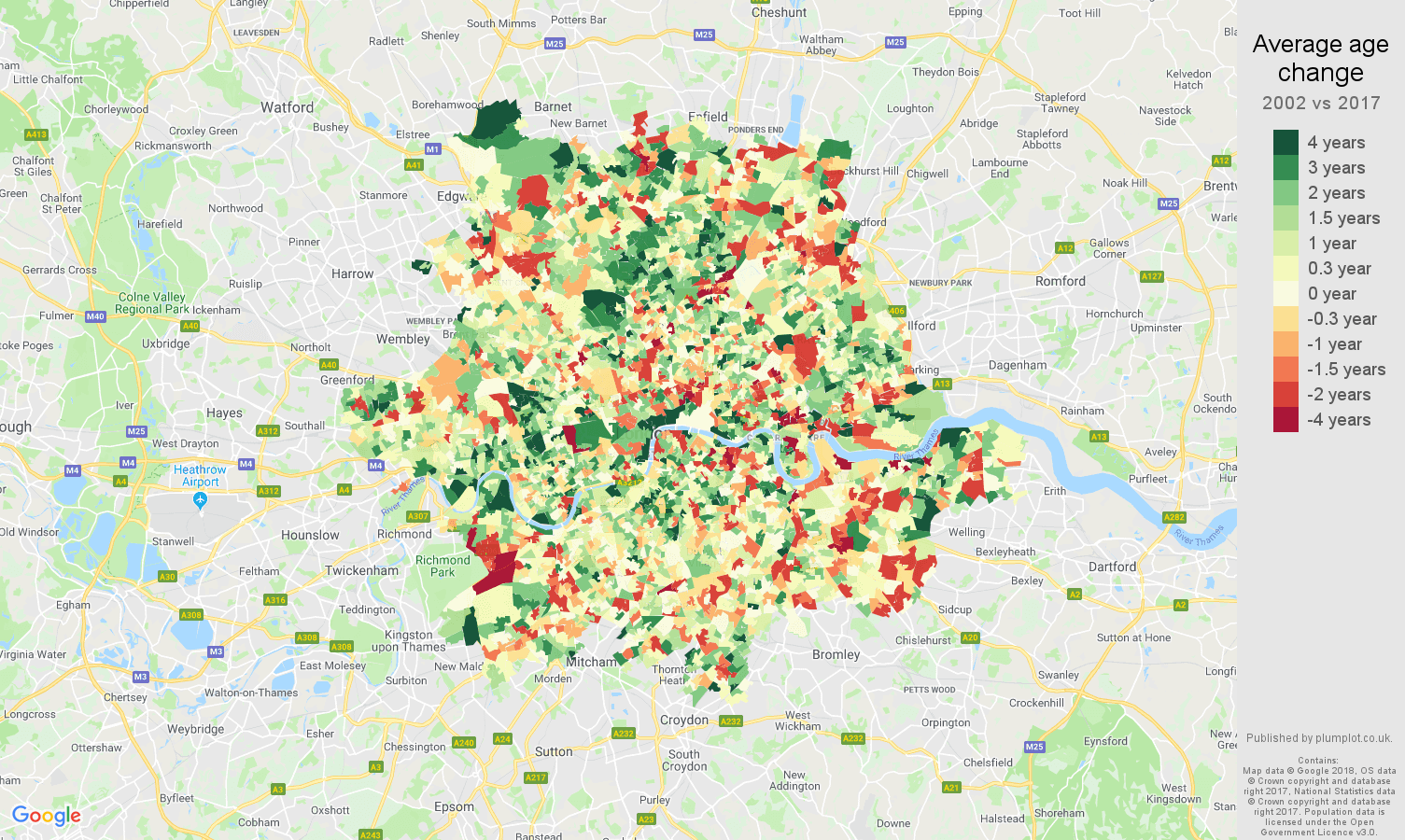 InnerLondon population growth rates.