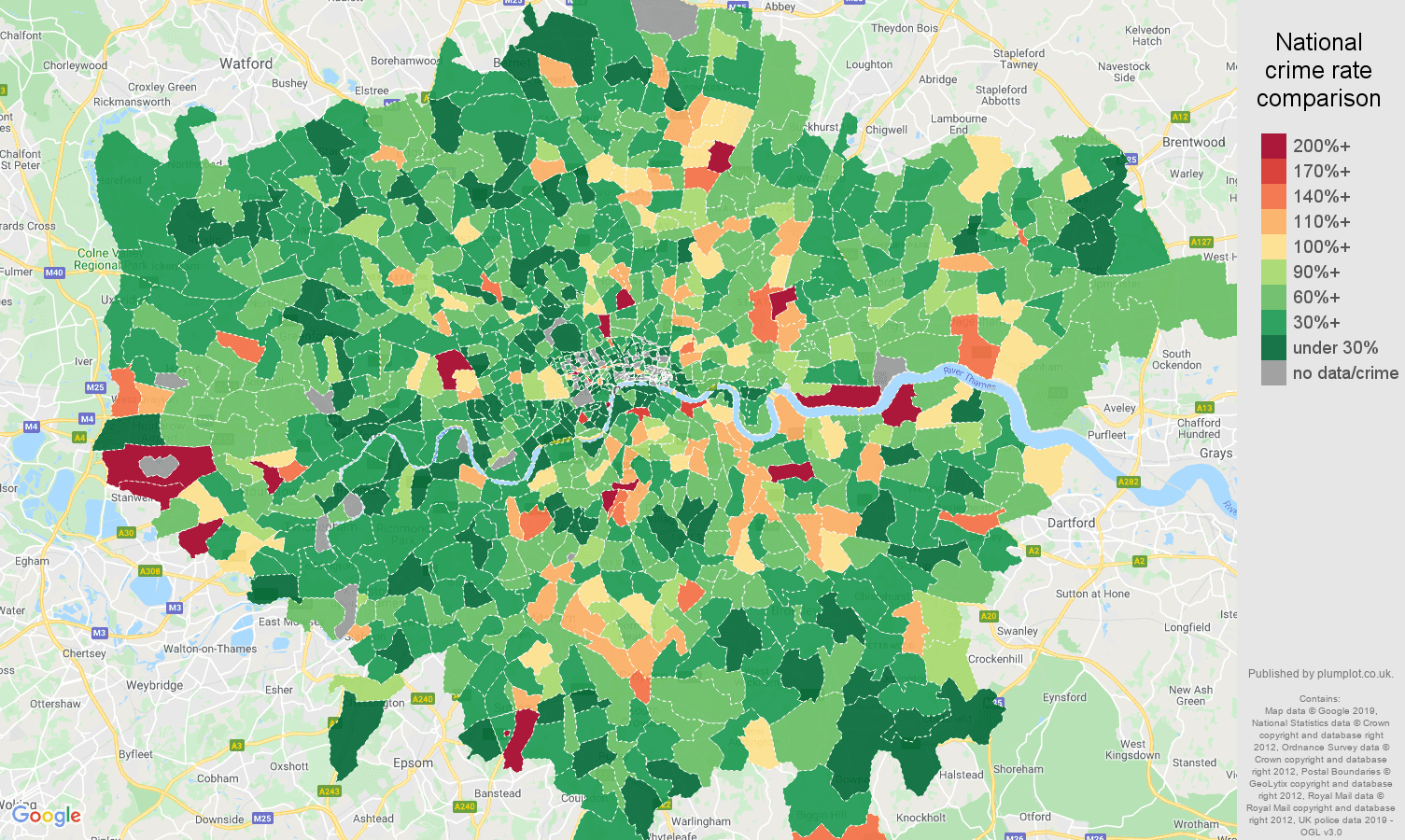 Crime Map Of Britain