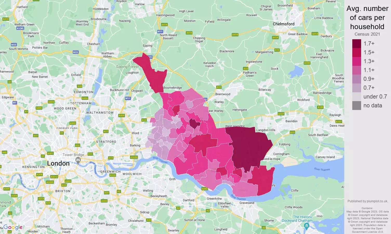 Romford Census 2021.