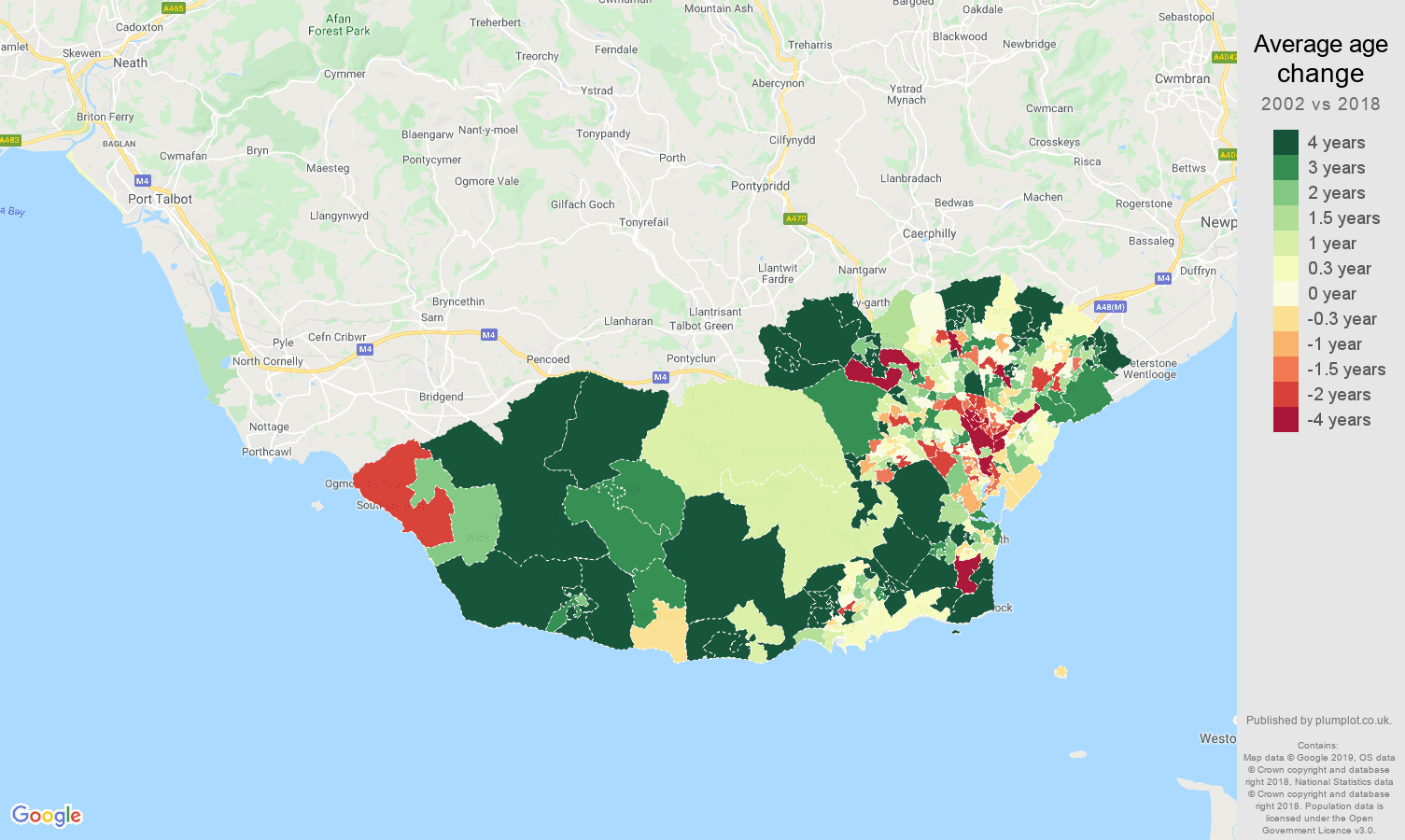 population growth rates.