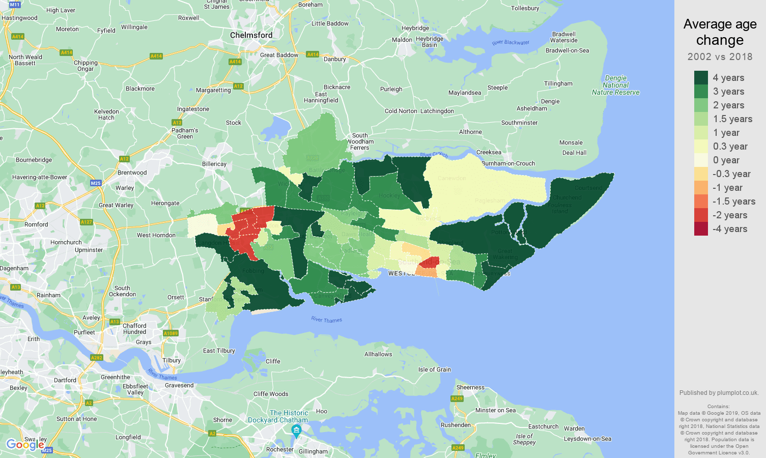 SouthendonSea population growth rates.