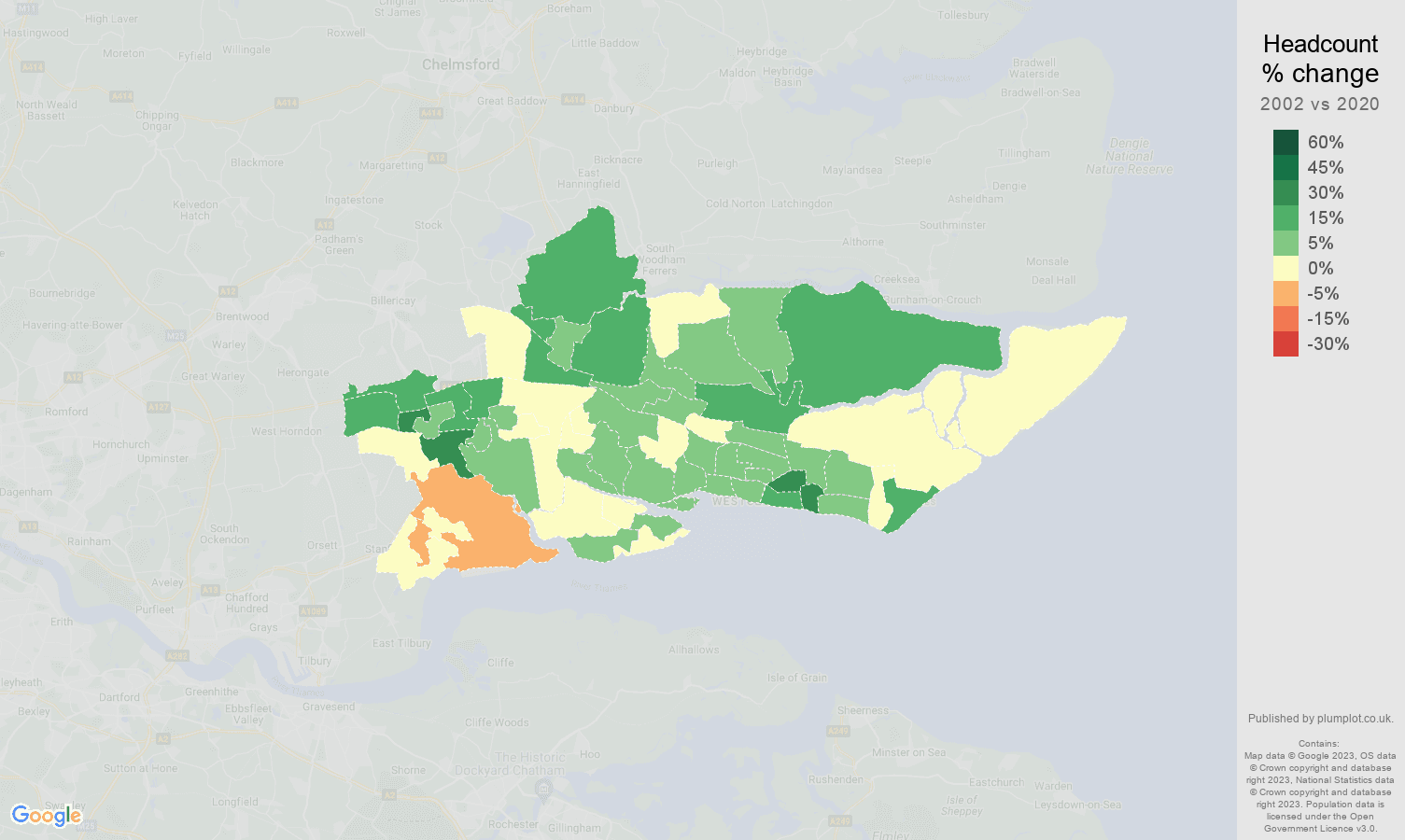 SouthendonSea population growth rates.
