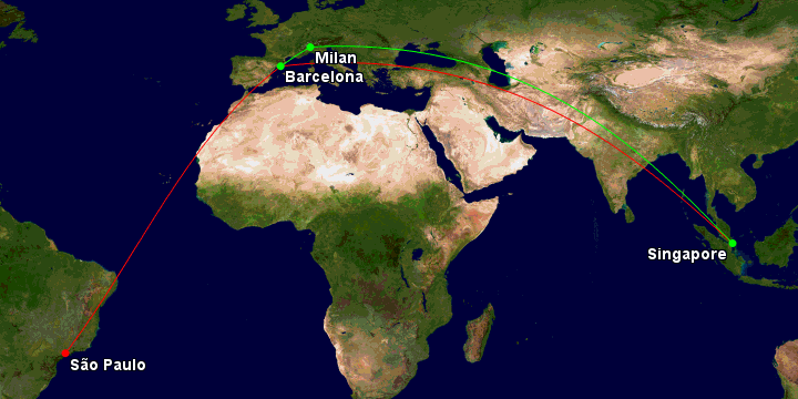 Singapore Airlines changes three routes from October, affecting free
