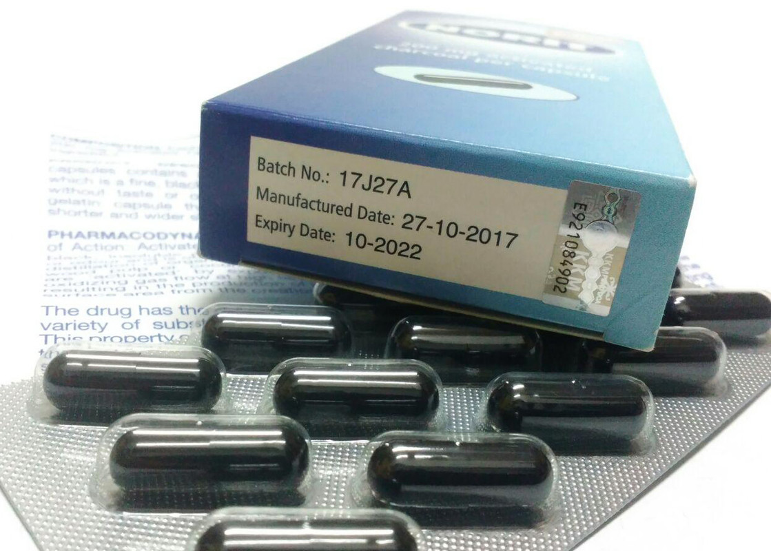 NORIT Activated Charcoal 200mg Gastrointestinal tract Flatulence