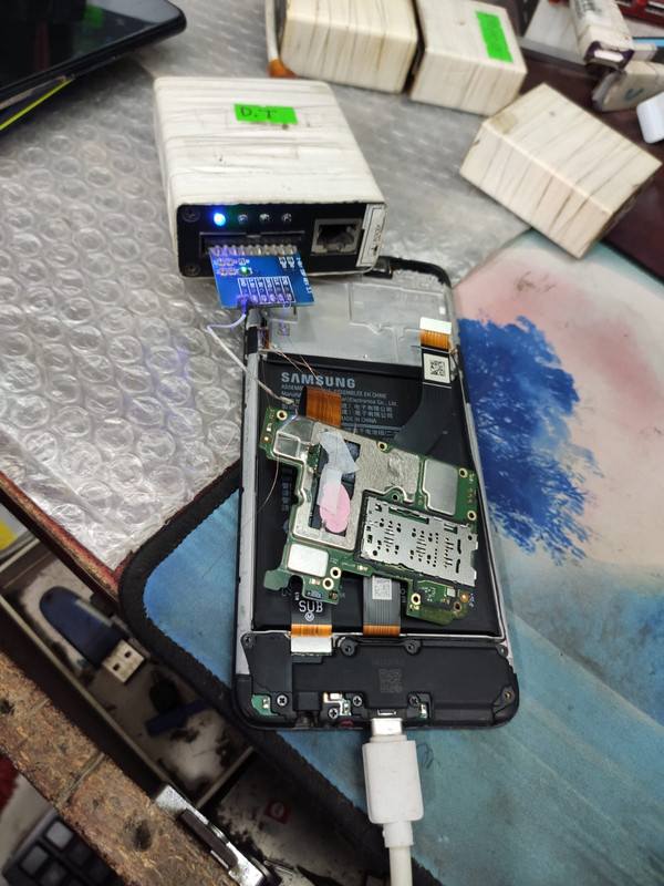 Samsung Galaxy A20s (SMA207F) FRP Remove Done with GREAT EASY JTAG
