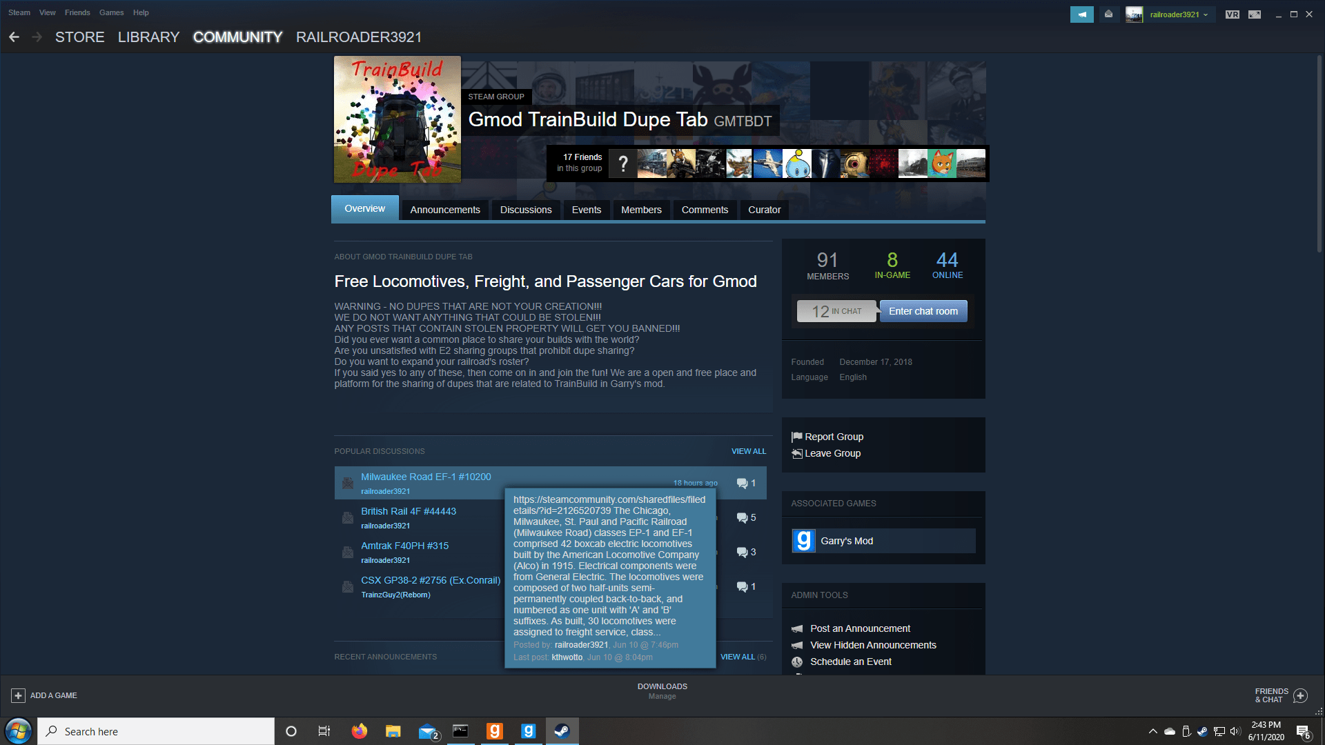 How to download our dupes Gmod TrainBuild Dupe Tab
