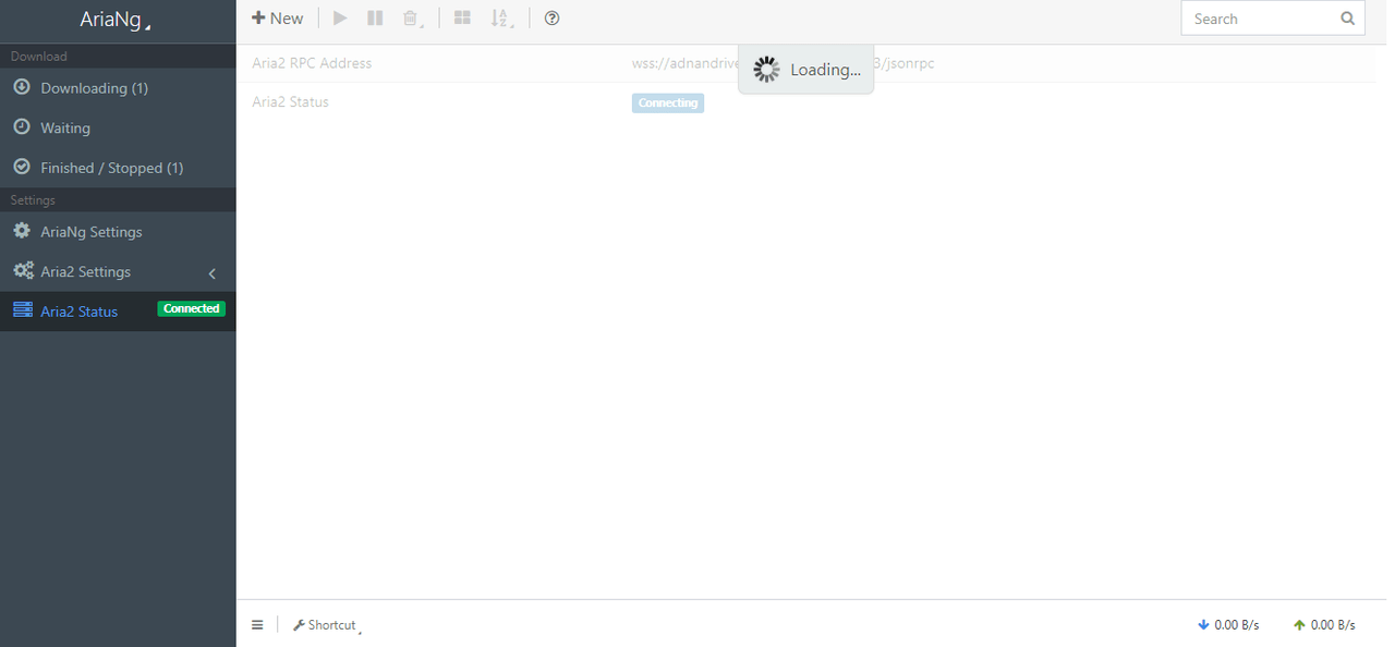Aria2 Keeps Loading in WEBUI · Issue #1631 · aria2/aria2 · GitHub