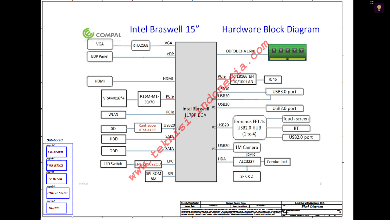 HP 250 G5 - BDL50 LA-D704P Schematic | Forum Teknisi Laptop Indonesia