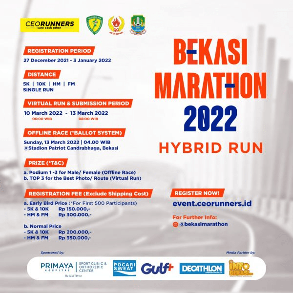 Ayo Lari - Bekasi Marathon 2022 (Hybrid Run)