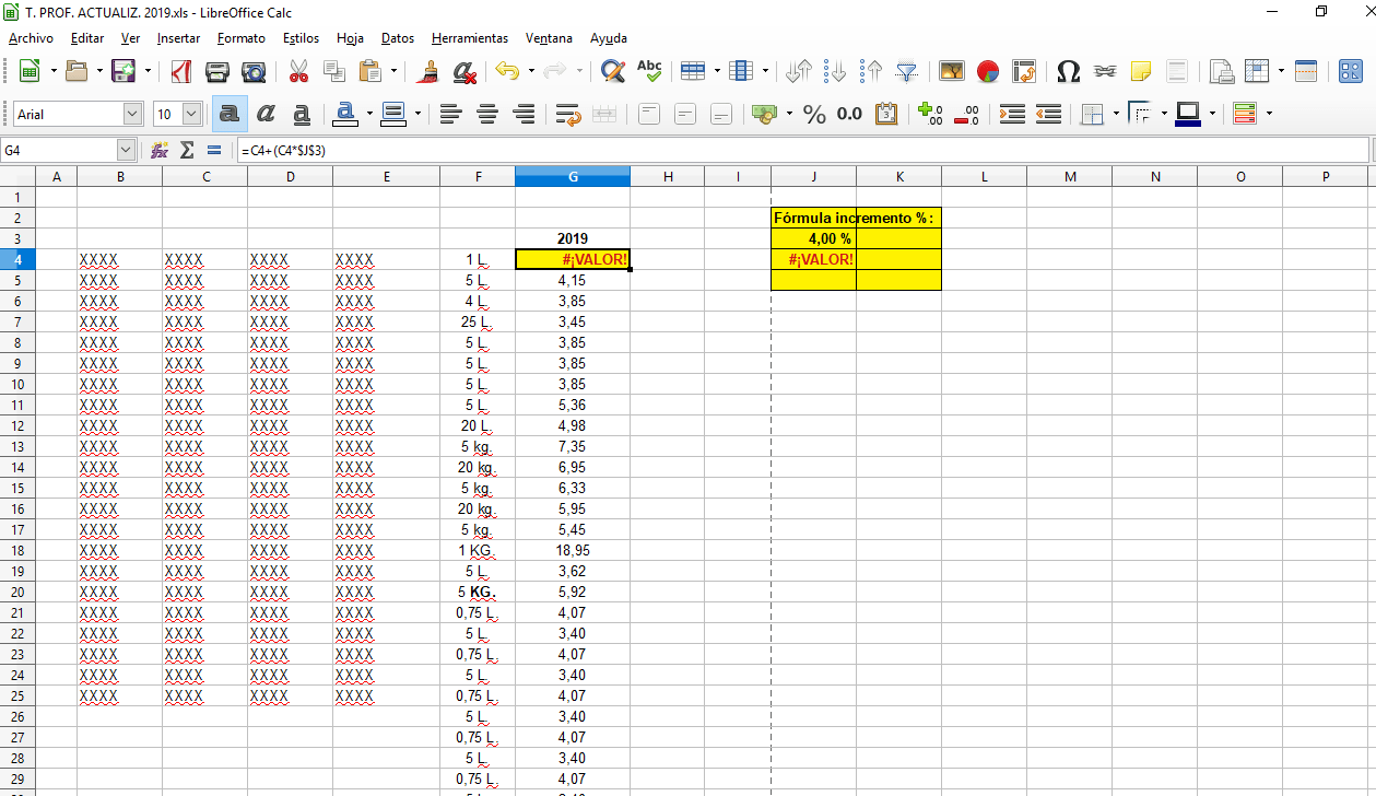 Aplicar La Misma Formula A Toda Una Columna Excel Aplican Compartida