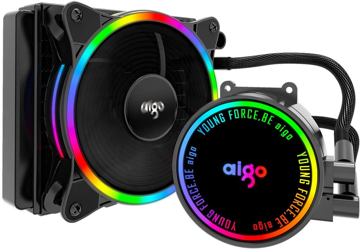 DarkFlash Aigo 120mm 240mm 360mm ARGB fan, water cooler, cpu liquid