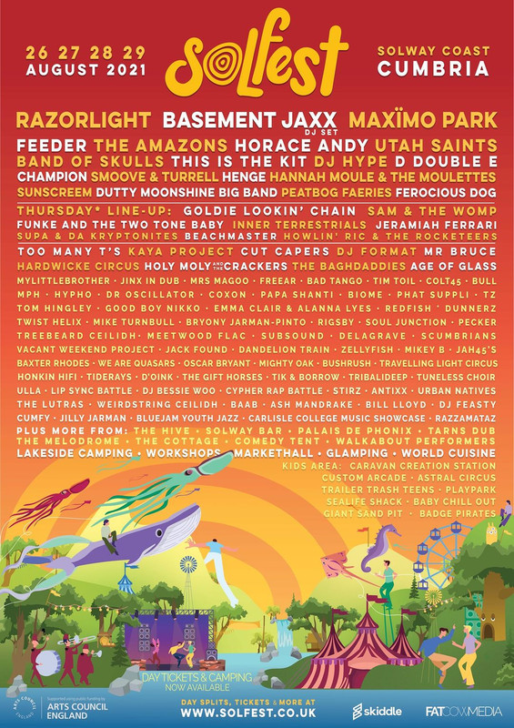 Solfest festival 2021 Line Up & News Skiddle