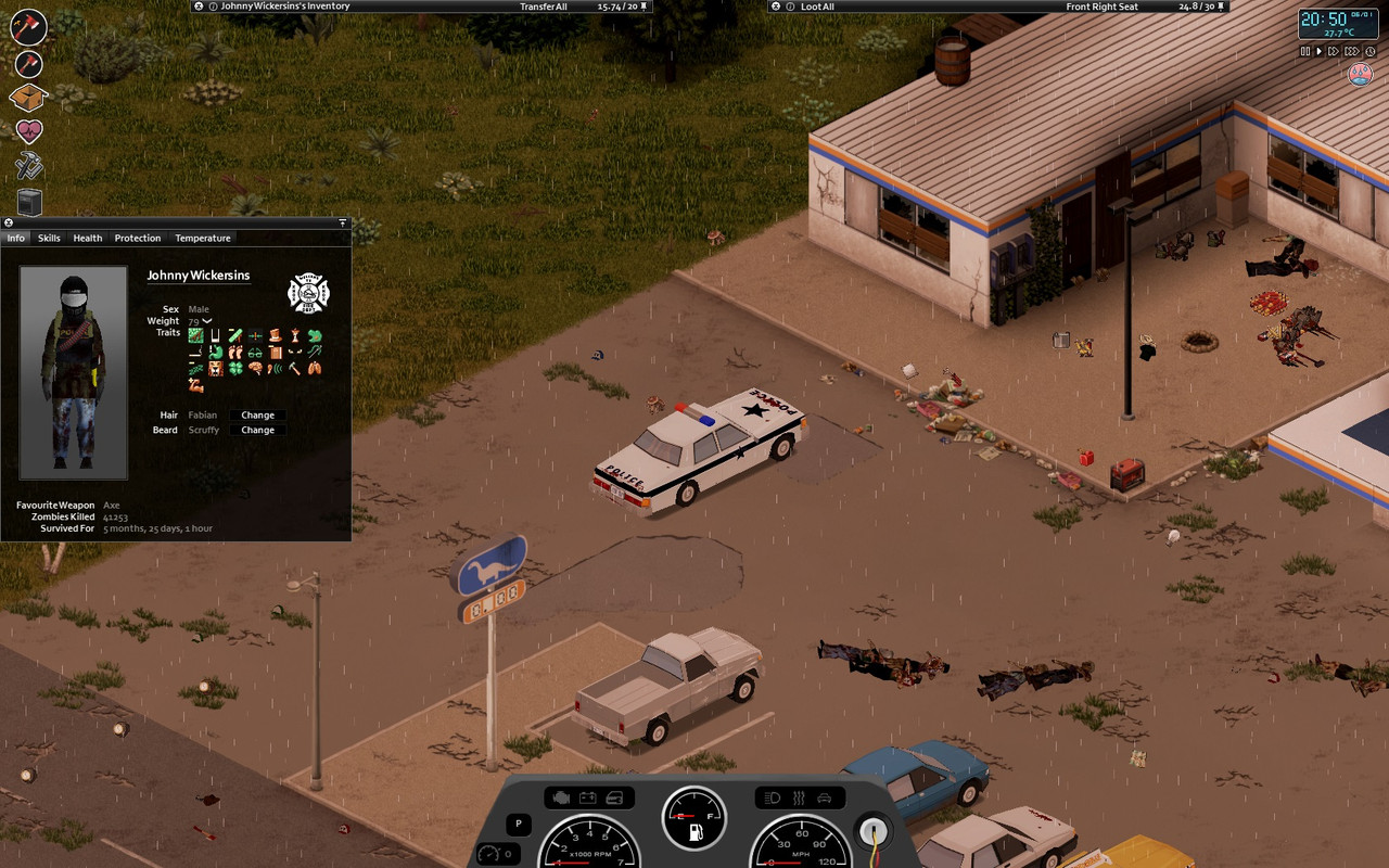 53594 Kills! Dead Rising Zombie Genocider Achievement Unlocked In PZ and more r/projectzomboid