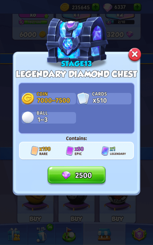 Legendary Chests r/GolfRival