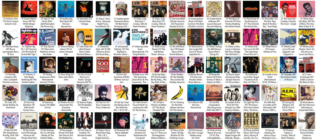 Download 500 Greatest Rock Songs Of All Time (ETTV) Playlist Mp3320