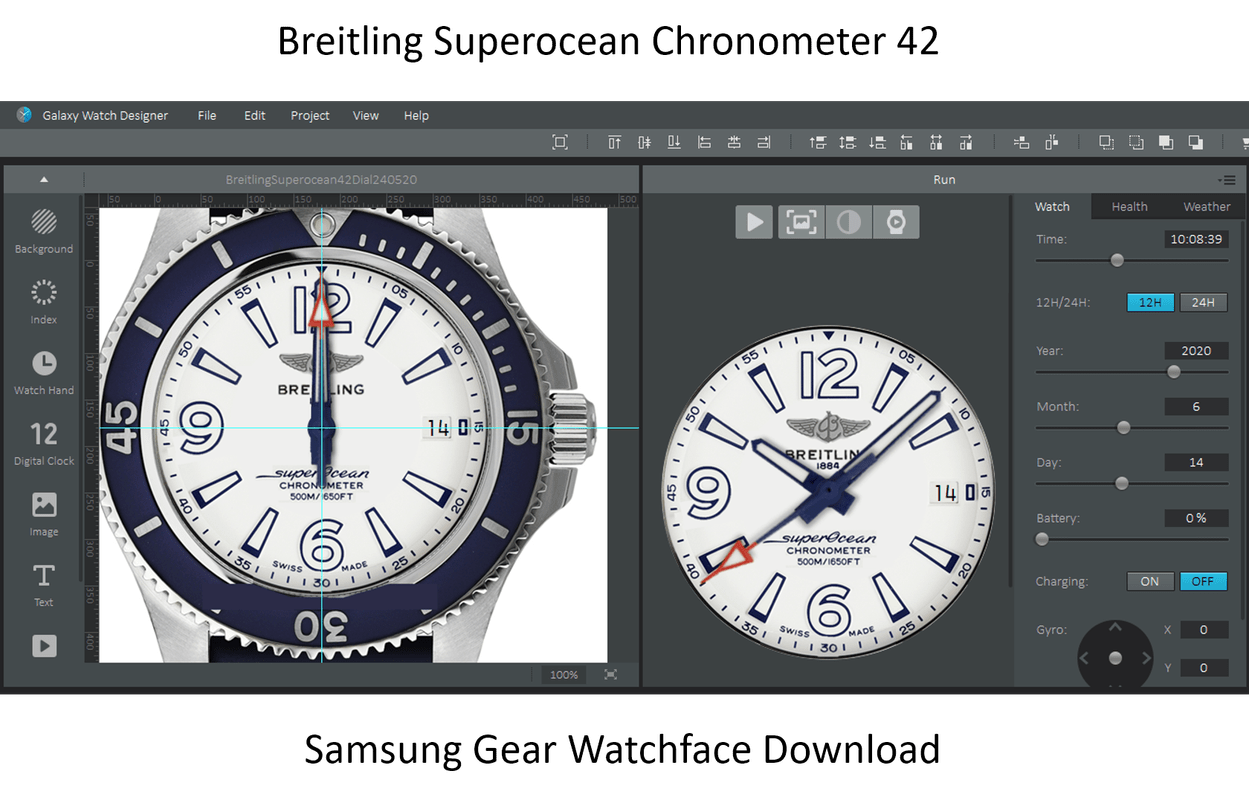 Download the Breitling Superocean Chronometer 42 watchface XDA Forums