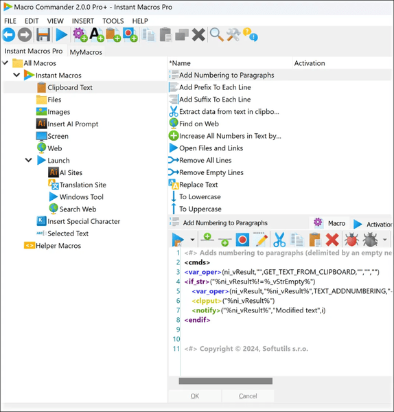 Macro Commander Pro+ 2.8.1 Multilingual – (41 MB)
