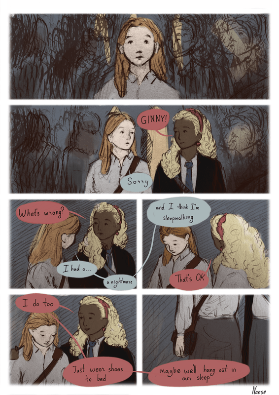 Ginny weasley and the chamber of secrets Chapter 1 Nanse Harry