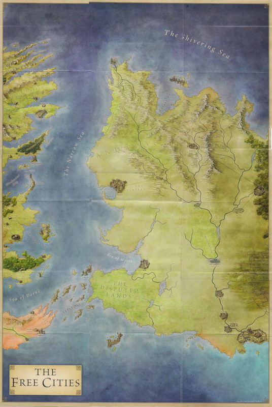 [Spoilers Extended] Maps of The Lands of asoiaf
