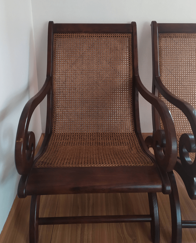 [For Sale] Coricraft Anglo Indian style Wood and Cane Plantation