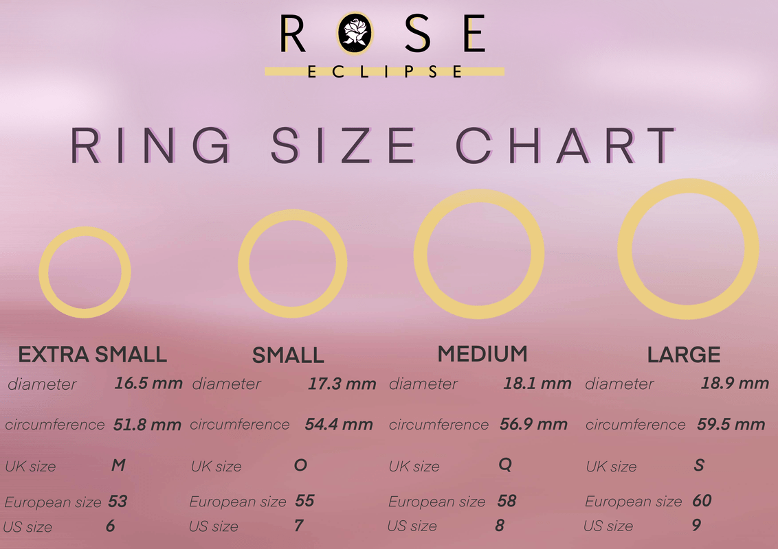 Ring Size Chart Rose Eclipse