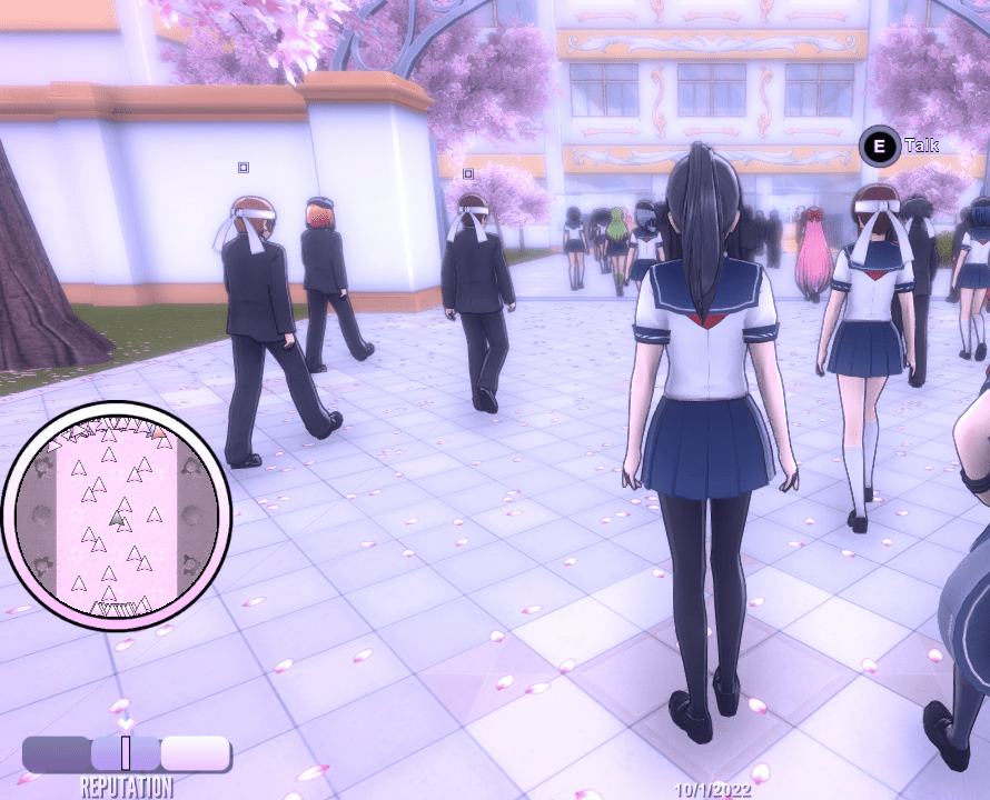 Yandere Simulator Overhead Map