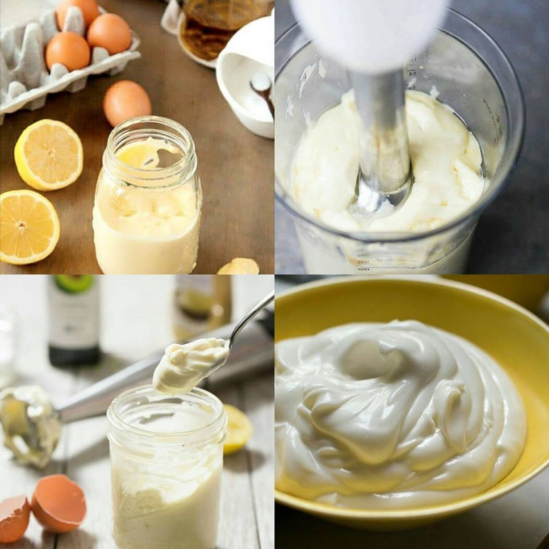 4 Langkah Mudah Buat Mayonis Homemade , Lebih Sedap & Jimat Petua Ibu