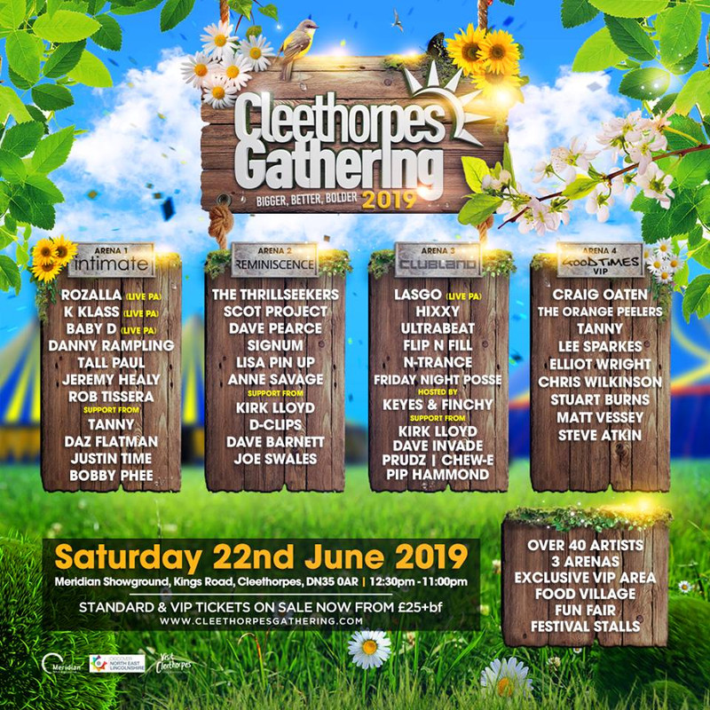 Cleethorpes Gathering Line up 2019