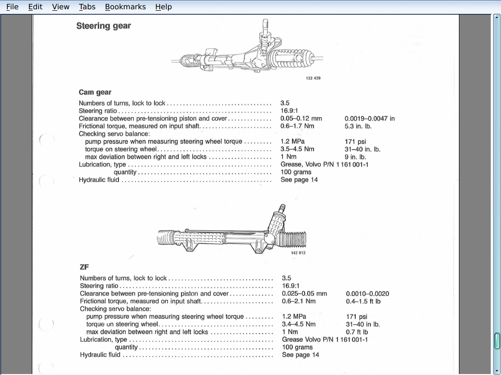 Grease for Steering Rack Teeth? Turbobricks The Volvo Performance