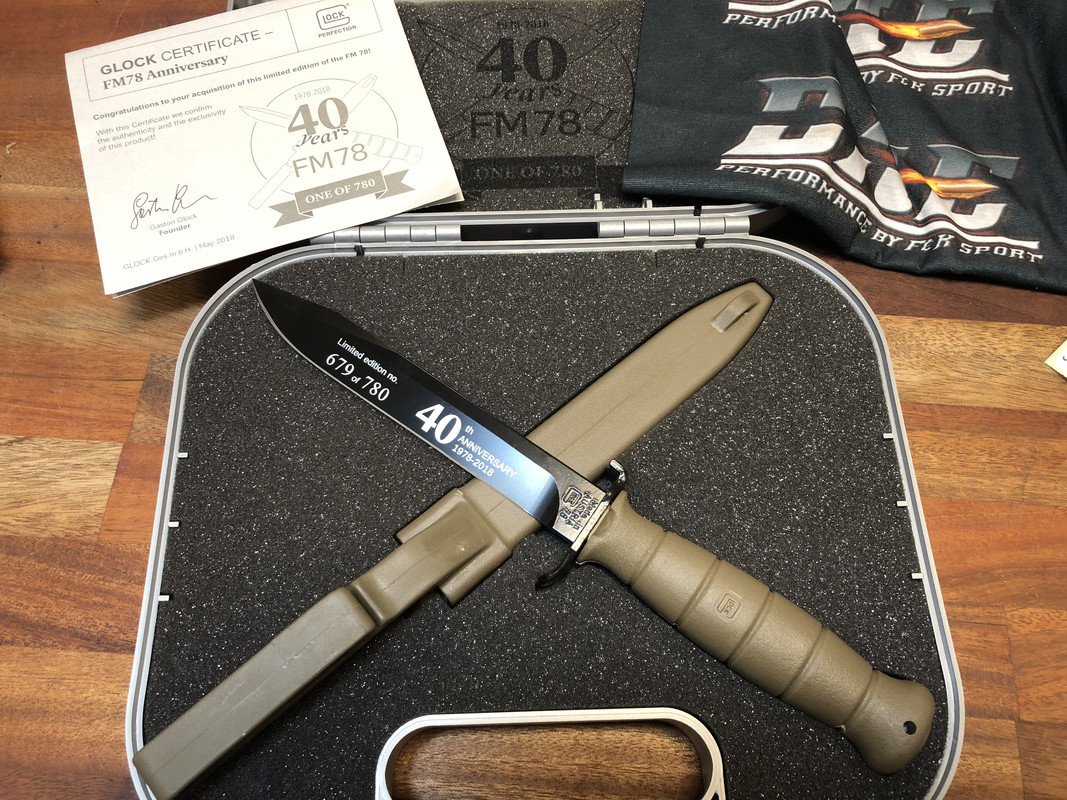 Glock 40th Anniversary Knife