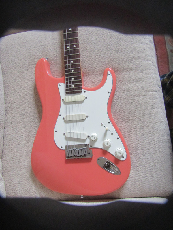 For Sale 1988 Stratocaster Deluxe Plus Dusty Rose Telecaster Guitar