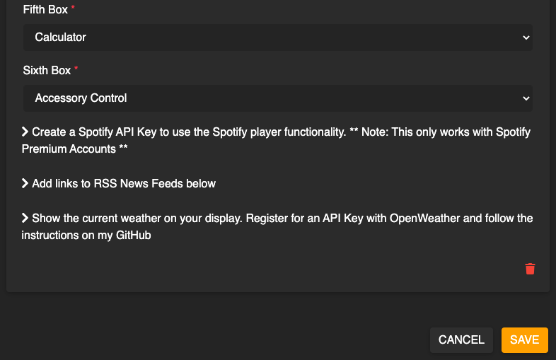 Alternatives and detailed information of Homebridge Display