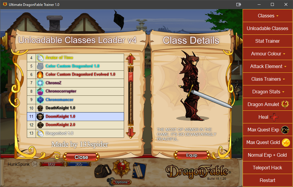 [Release] Ultimate DragonFable Trainer 1.3 MPGH MultiPlayer Game