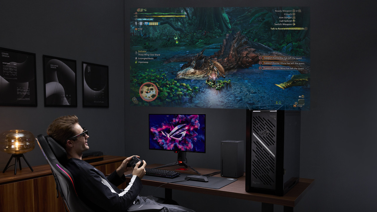 ASUS presenta les ROG XREAL R1, les seves primeres ulleres de realitat augmentada per a gaming