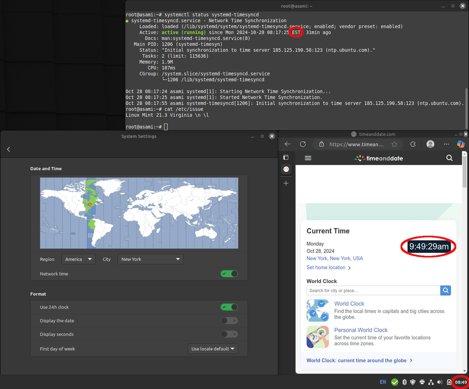 Daylight Savings ended a week early Linux Mint Forums