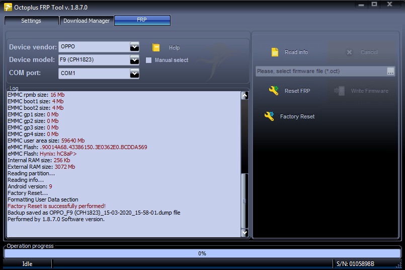 OPPO_F9 (CPH1823) password or pattern remove with test point GSMForum
