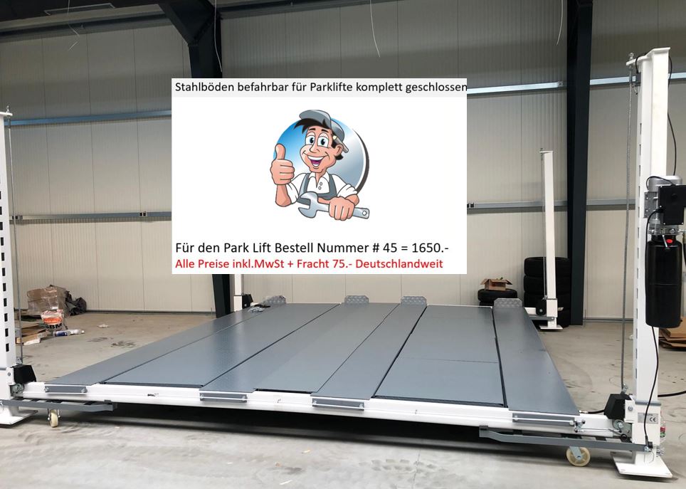 4 Säulen Doppelparker Hebebühne Parklift Parkdeck 4500kg für 4 Fahrzeuge eBay
