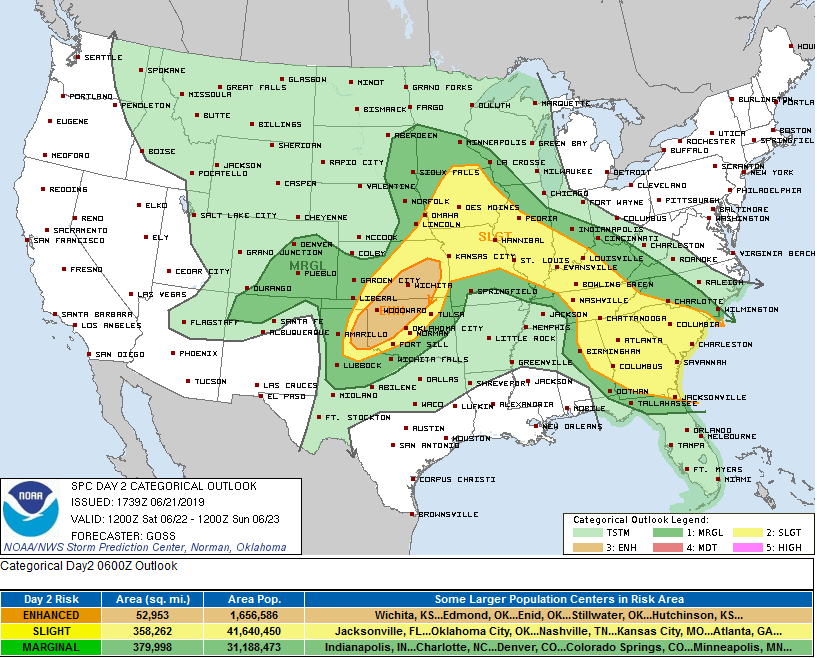 Severe WX Severe Weather Threat 6/196/23/2019 Page 2 TalkWeather