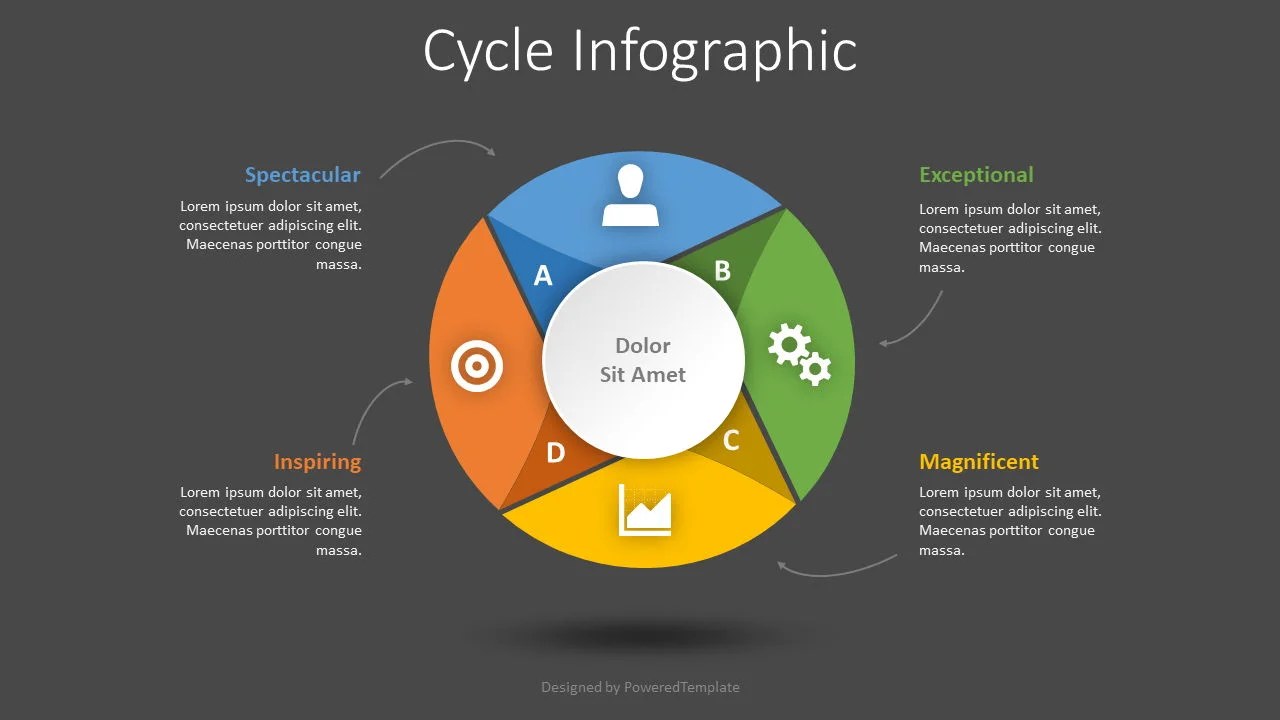 Cycle Diagram Infographic - Free Presentation Template for Google