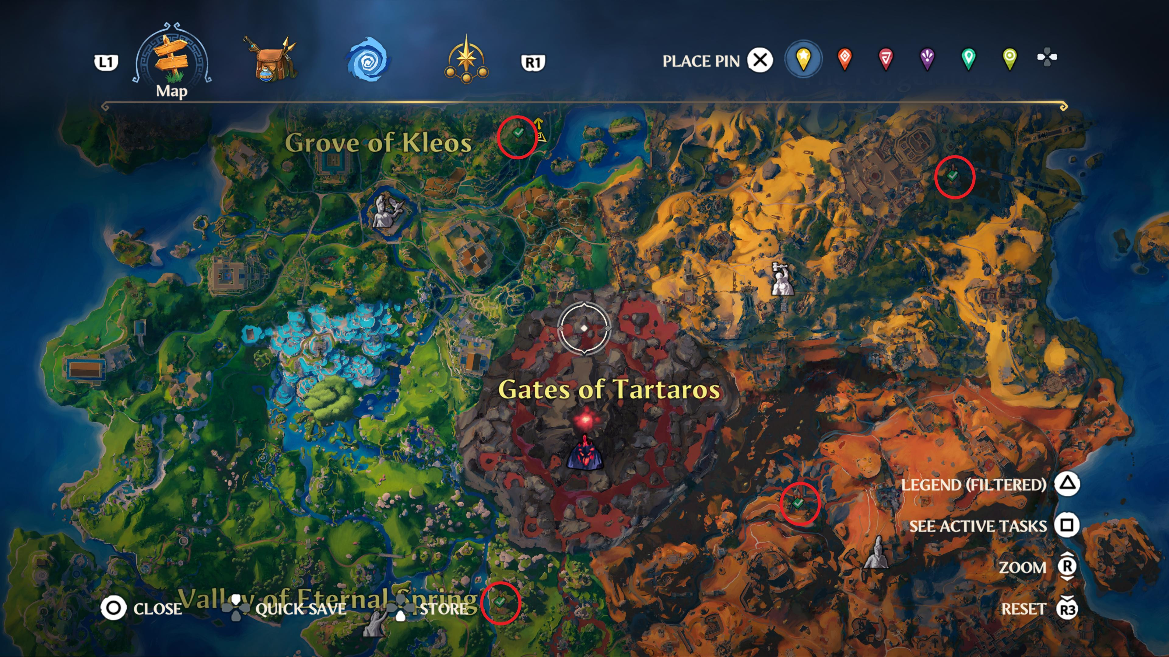 Atalanta Wraith Lair Immortals Fenyx Rising All Wraith Lair