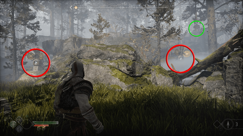 God Of War Inside The Mountain Chest Seals