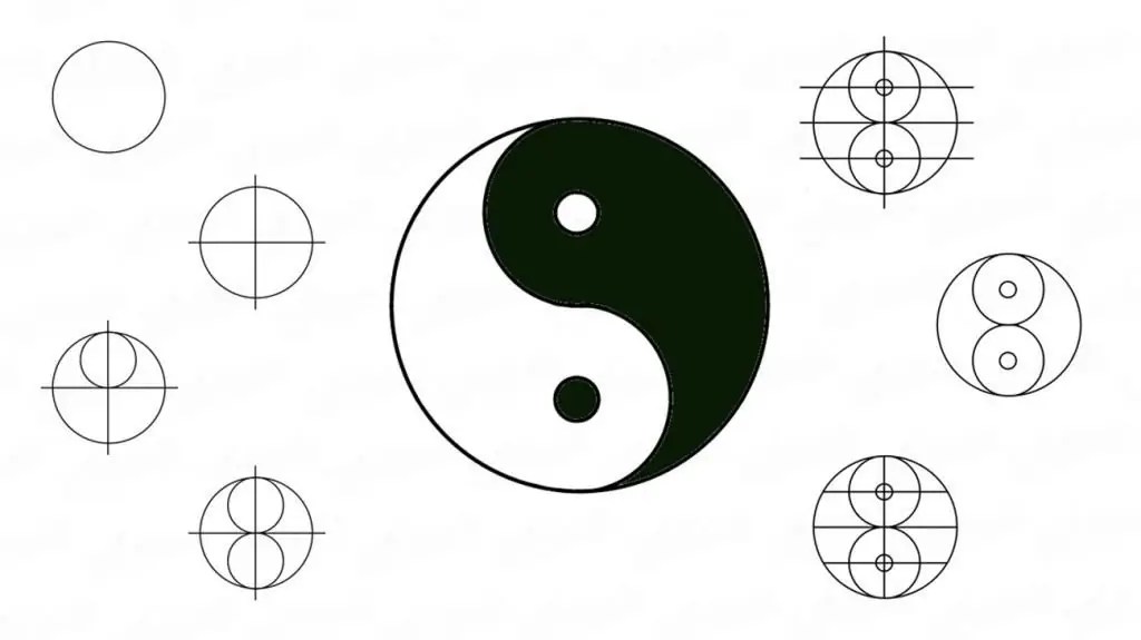 How to draw yinyang step by step Visual art 2024