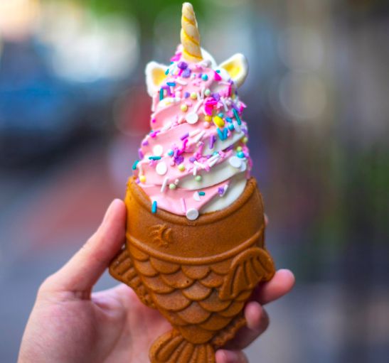 Have an ice cream and I will determine what hair color suits you best