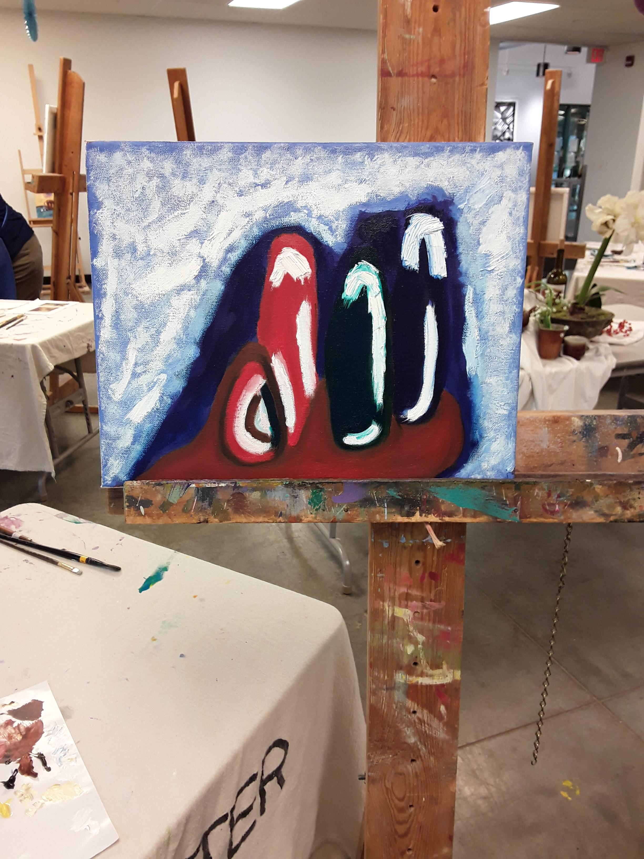 Finishing this in my oil painting class r/learnart