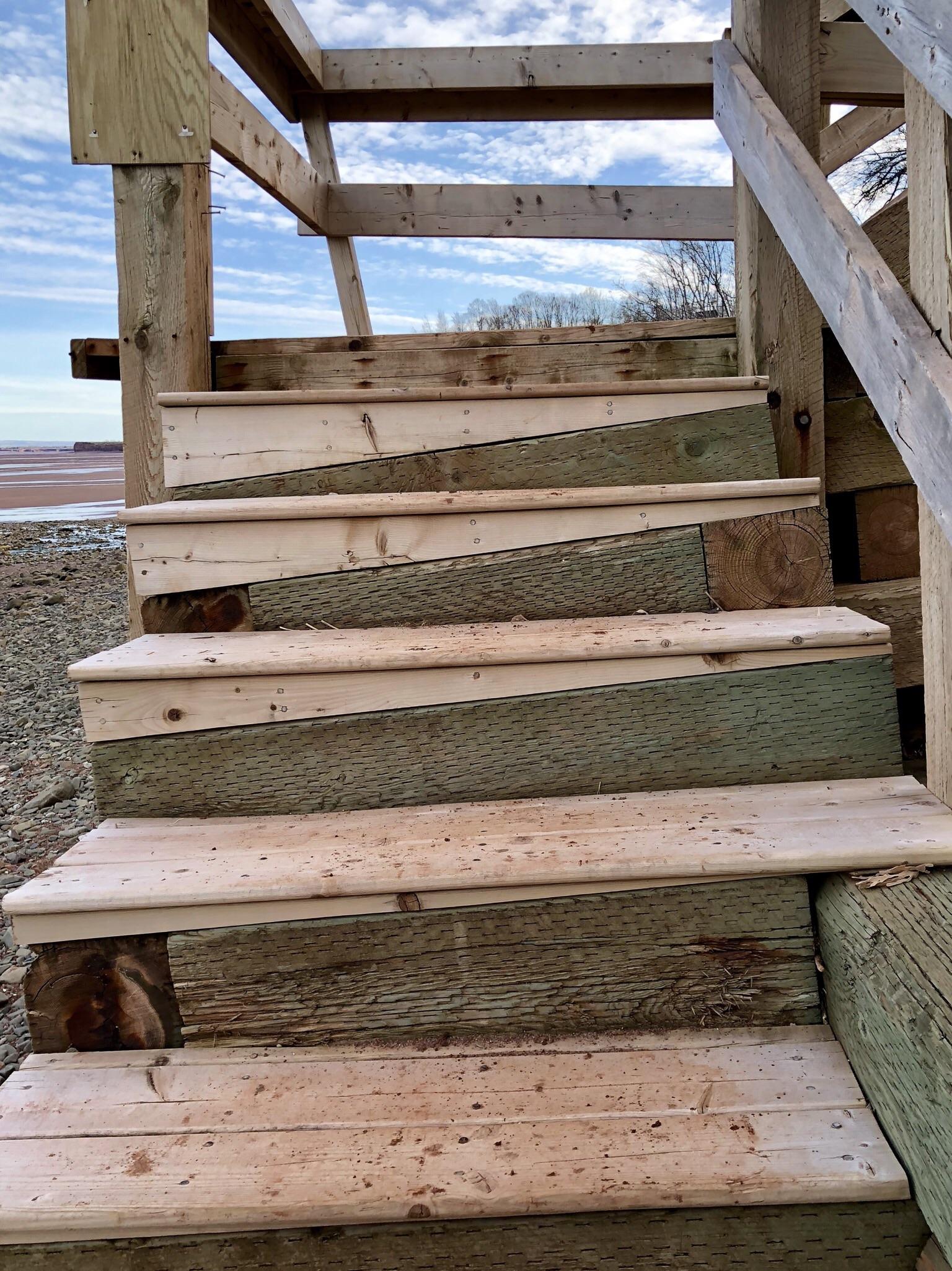 Broken Wooden Stairs