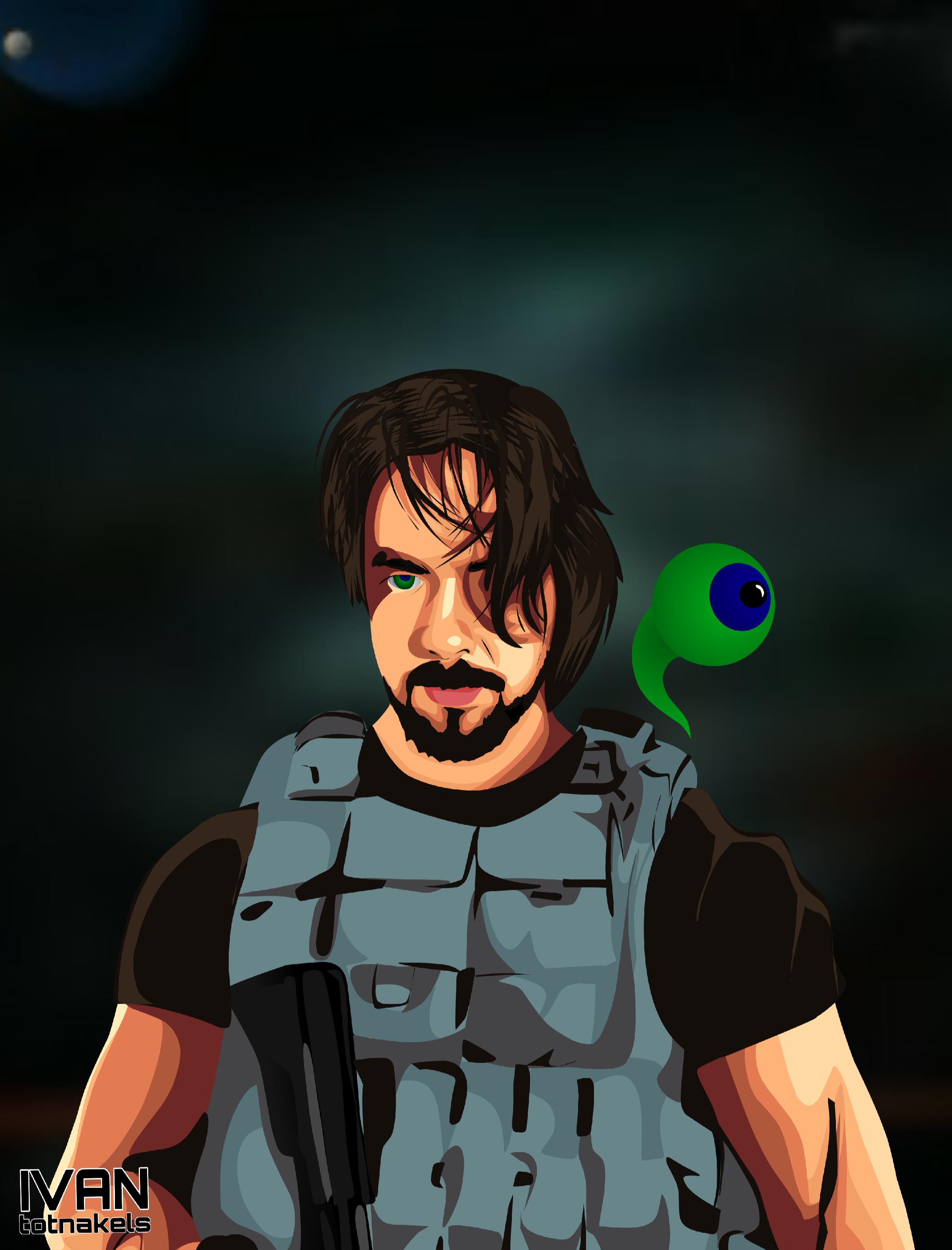 Jacksepticeye × Resident Evil 3 Carlos r/jacksepticeye