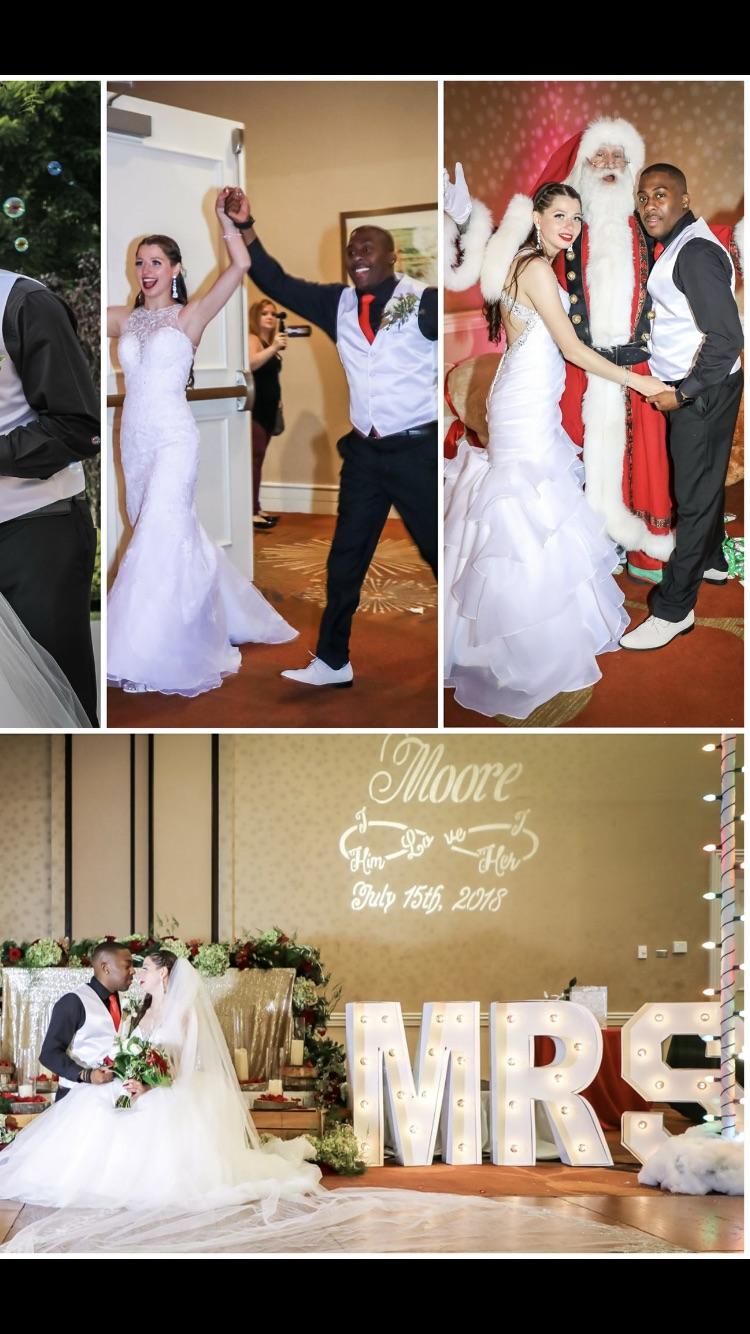 Who has Santa at a Wedding? funny