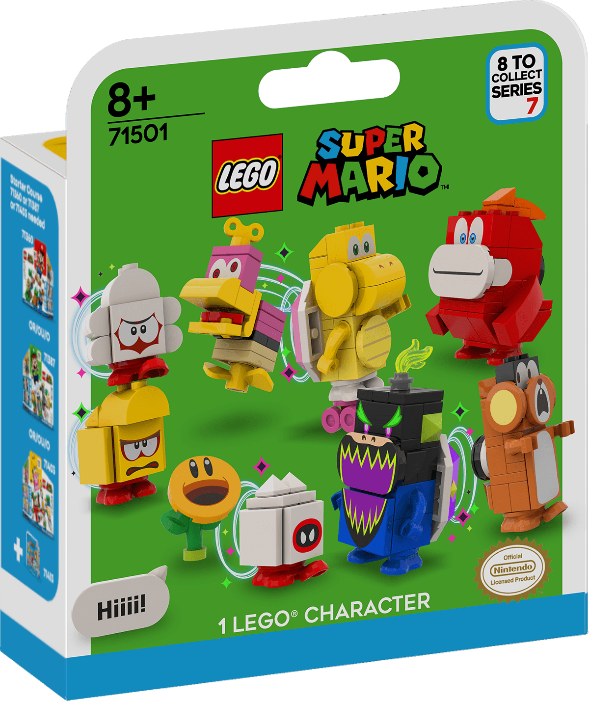 I created a LEGO Mario character pack series 7 set, with friends and