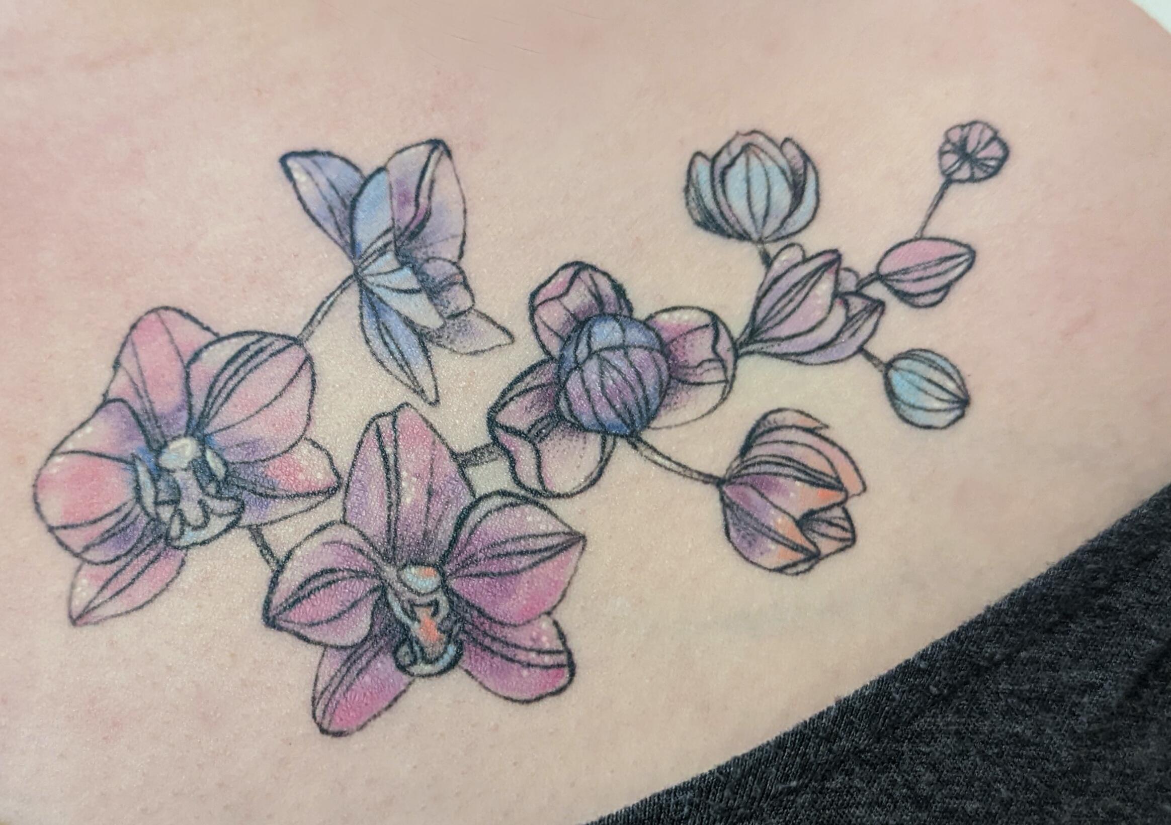 Aggregate 73+ fine line orchid tattoo best in.eteachers