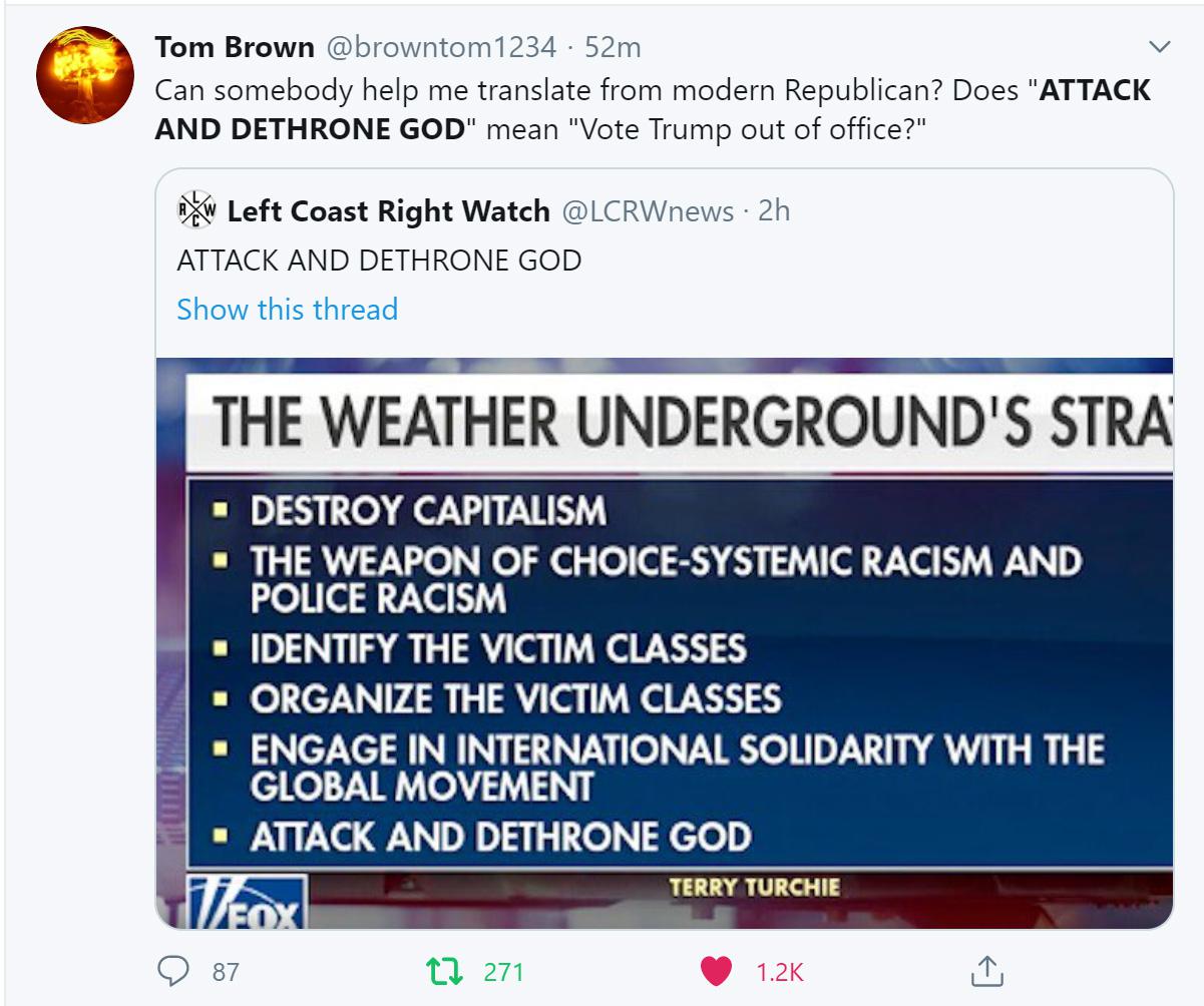 Attack and Dethrone God PoliticalHumor
